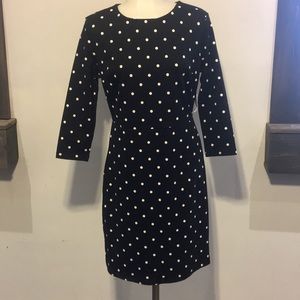 Super cute polka dot shift dress